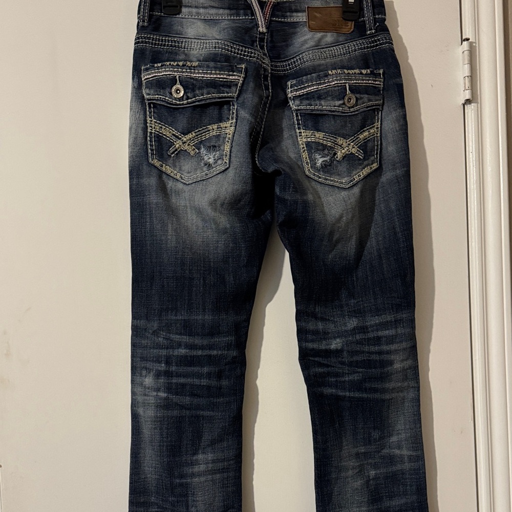 BKE Dark Wash Straight Jeans